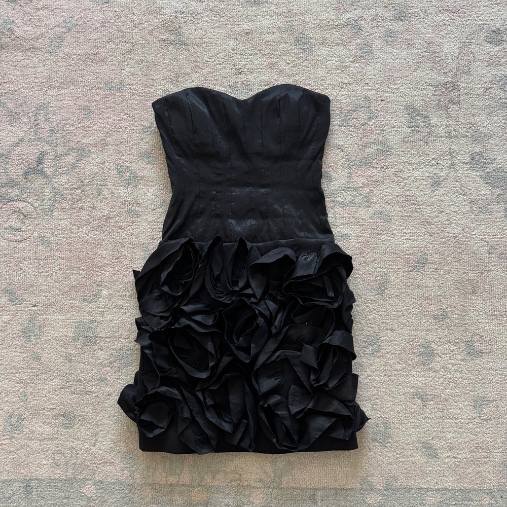 Cassie Black Strapless Dress Size 4